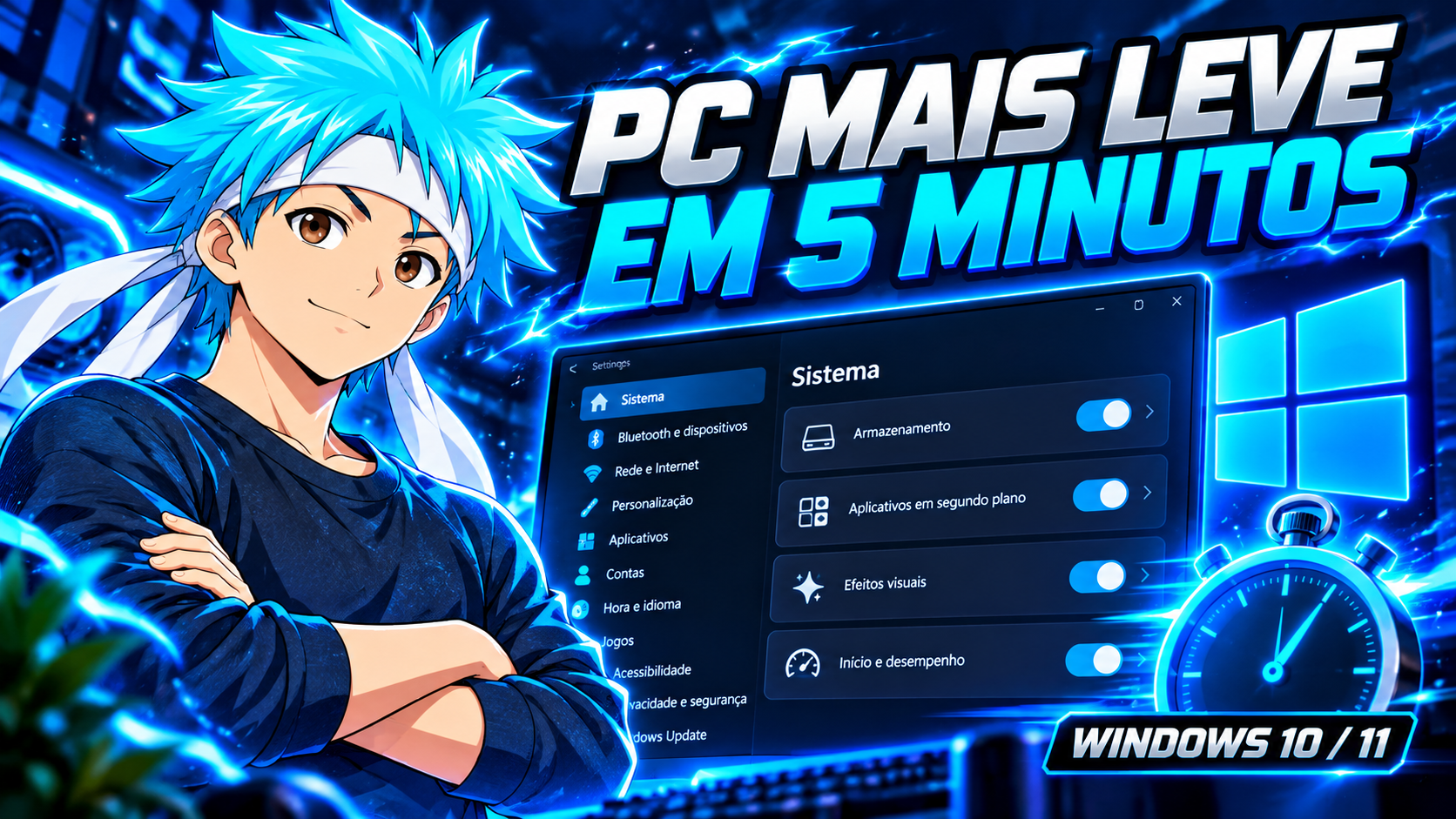 Deixe seu PC mais leve em 5 minutos — Windows 10 e 11